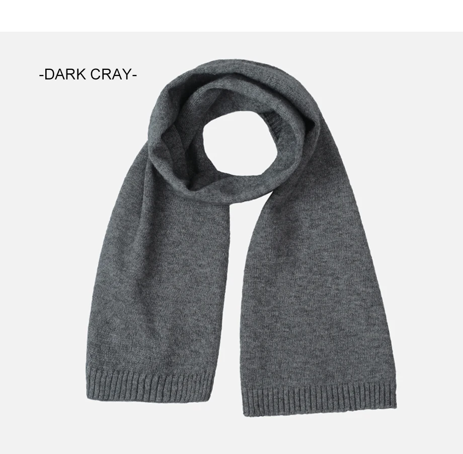 Children Scarf Classic Solid Kid Scarves Winter Cashmere Girl And Boys Wool Shawls 2019 New Fashion Brand Knitting Wool Scarf (8)