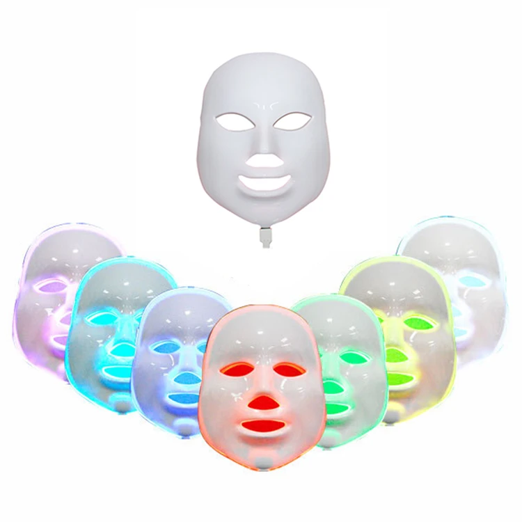 7 Colors LED Facial Mask Face Mask Machine Photon Therapy Light Skin Rejuvenation Acne Facial PDT Skin Care Beauty Mask new led facial mask face skin care led photon facial pdt mask skin rejuvenation beauty therapy