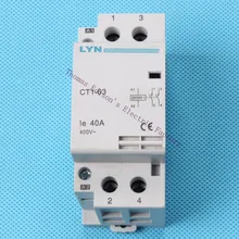 Вспомогательное оборудование KOHTAKTOP CT1 CT1-63 32A 40A 63A 2 P 3 P 4 P 220 V 50 HZ 60 HZ Din rail AC контактор для дома стартер