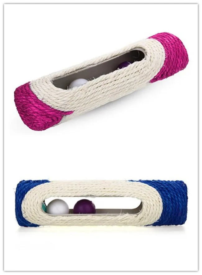 2017 Hot Newly Cat Dog Scratch Board Toys Kitten Rack Rolling Sisal