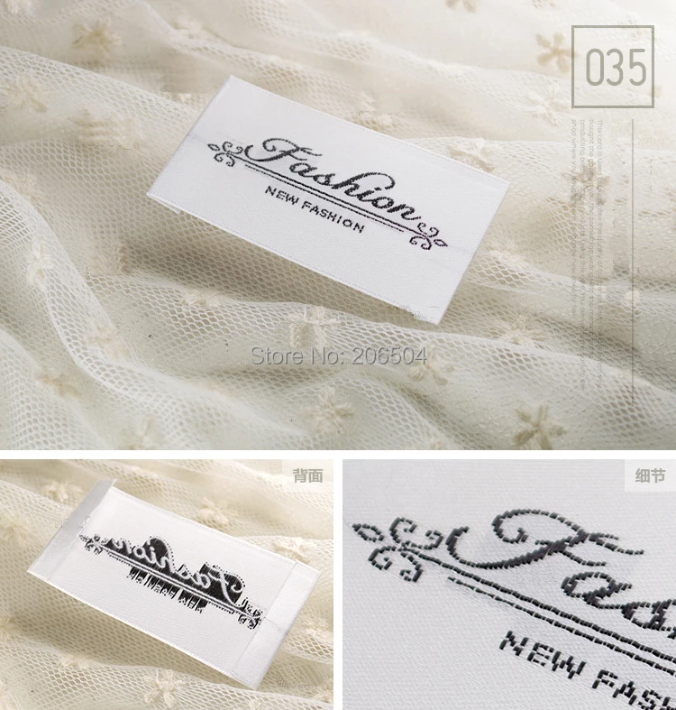 garment accessories custom clothing labels, woven label,tags labels,brand  name labels for clothing DHLB002