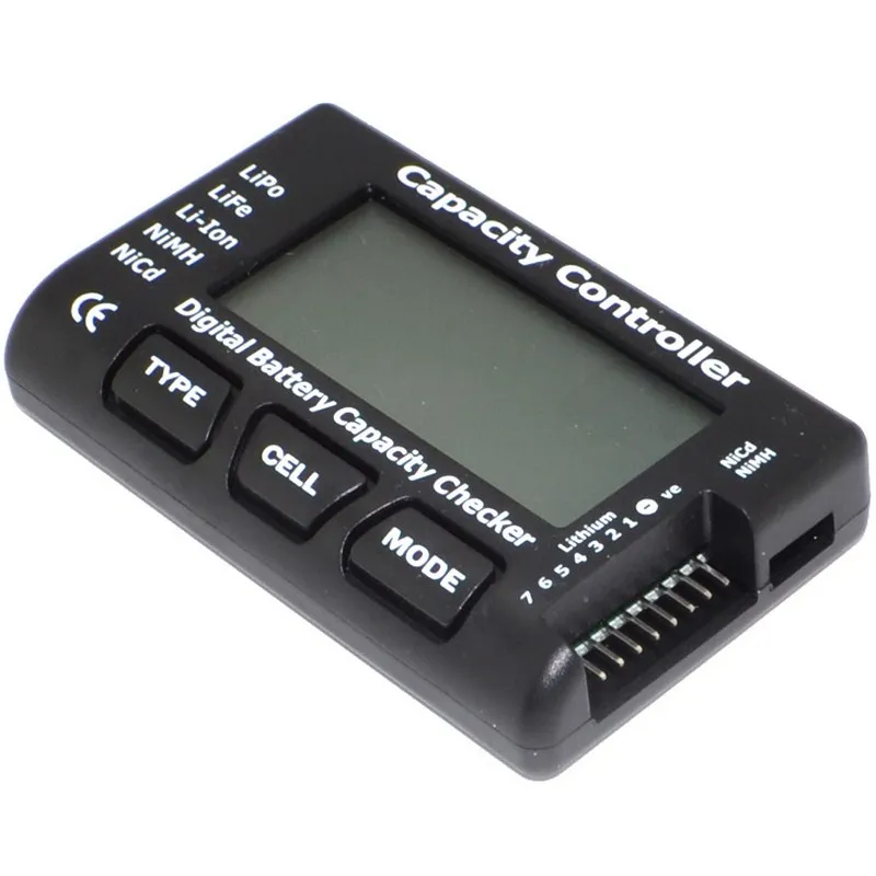 Цифровой тестер заряда батареи Lipo LiFe Li Ion Nicd RC CellMeter 7 Проверка напряжения для