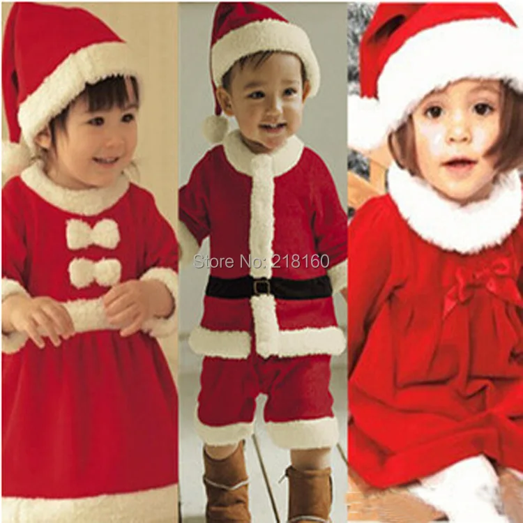 Wholesale High Quality 2 8 years Baby Santa Suit Boy Novelty Costume