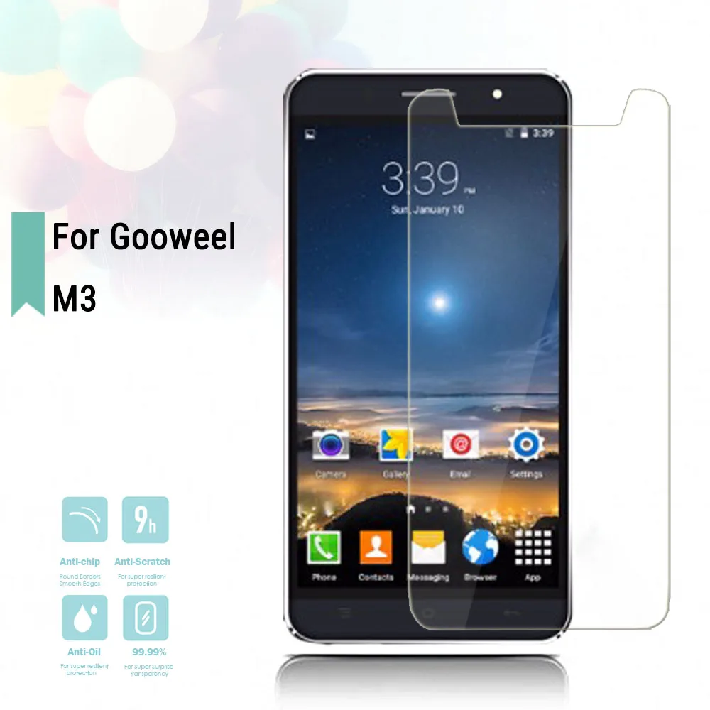 2.5D 0 26 мм Ultra Tempered Стекло для Gooweel M3 закаленное Экран протектор фильм защитный