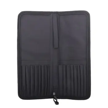 

SOSW-Foldable Oxford Fabric Zipper Artist Brush Bag Case Holder--Black