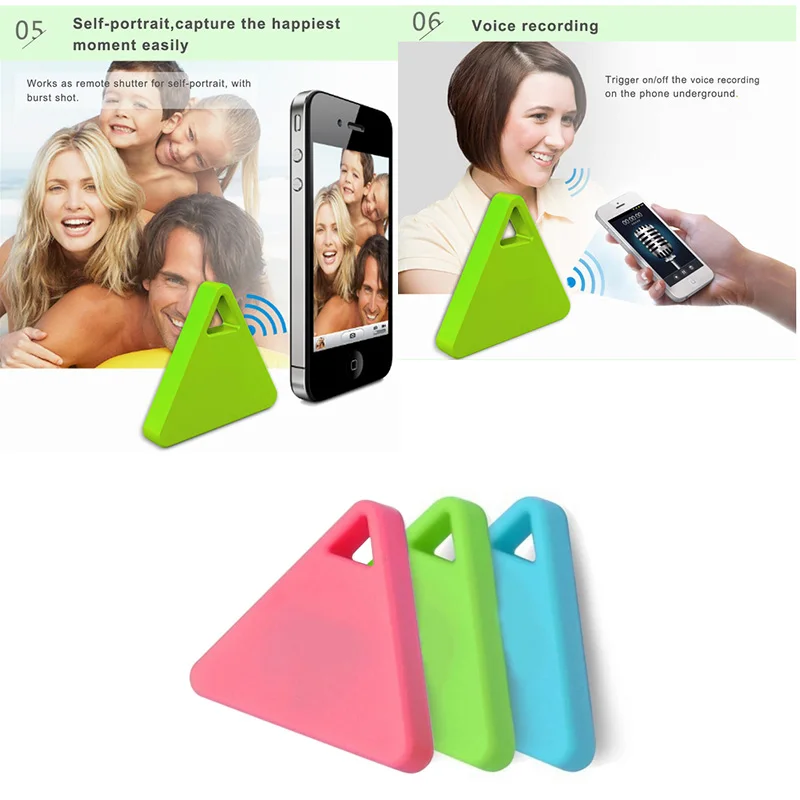 

Bluetooth 4.0 Wireless Anti-Lost Anti-theft Alarm Device Tracker GPS Locator Key/Cat Wallets Finder Trackers QJY99