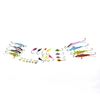

26Pcs/Box 6 Models Winter Ice Fishing Baits Artificial Metal Bait Ice Jig Mini Lead Lures Fishing Jigging Hard Lure Set