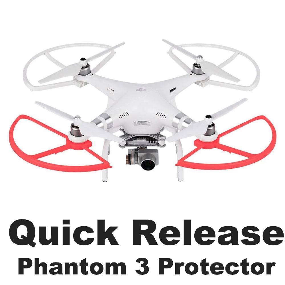 

4PCS Quick Release Propeller Protector Guard for DJI Phantom 3 Phantom 2 Drone Blade Bumper Props Wing Protective Spare Parts