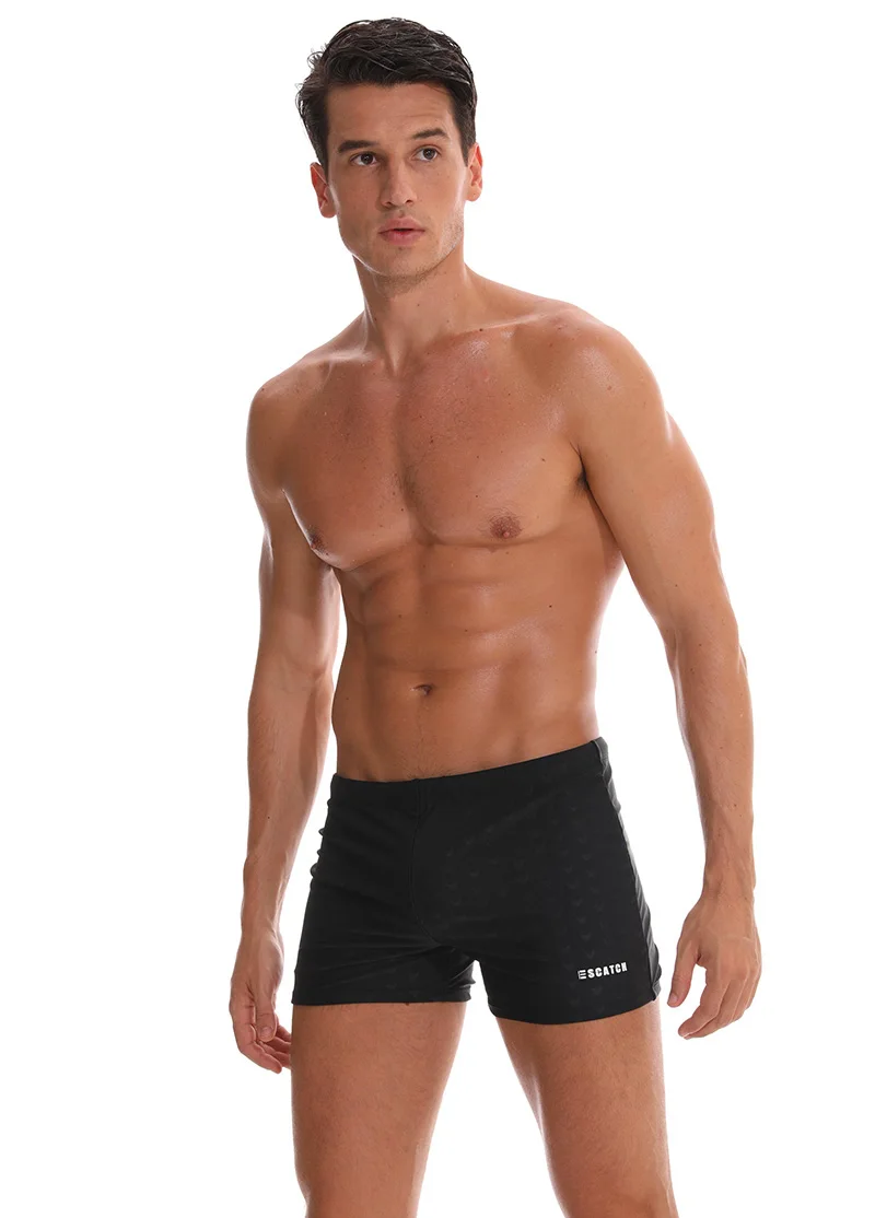 Новые мужские водонепроницаемые быстросохнущие шорты для плавания, мужские плавки из кожи акулы, Мужская одежда для плавания