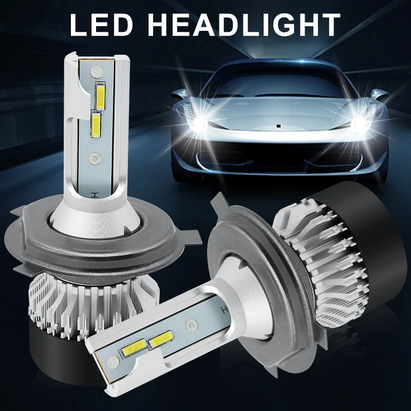 Светодиодная фара H1 H4 H7 H8 9005 HB3 9006 HB4 для Hyundai IX35 Solaris Accent I30 Tucson Elantra Santa Fe Getz I20 Sonata I40