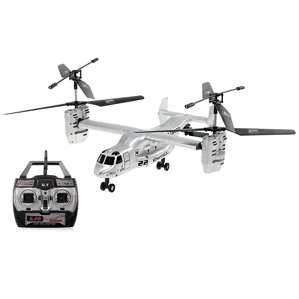 

Remote Control Helicopters 2.4G 4CH Dual Axis Transportation RC Helicopter Drone Double Gyro and Headlamp Aircraft RC Model