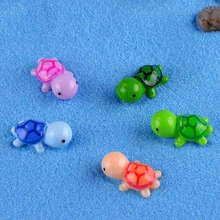 5 шт украшения для миниатюрных садов, миниатюрные украшения декора, милая черепаха