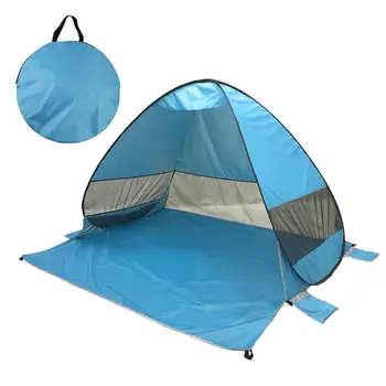 

Automatic Pop Up Beach Tent Sun Shelter UV Protection Sun Shade Awning For 2-3 Person Outdoor Hiking Travel Camping Tent