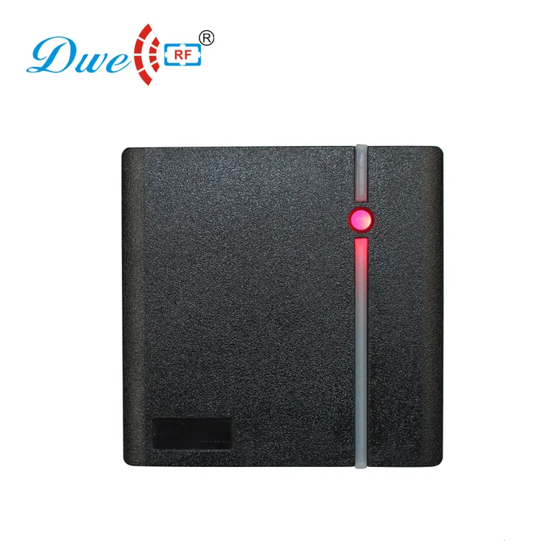 

DWE CC RF access control reader black square size contactless smart card reader access rfid key tag readers