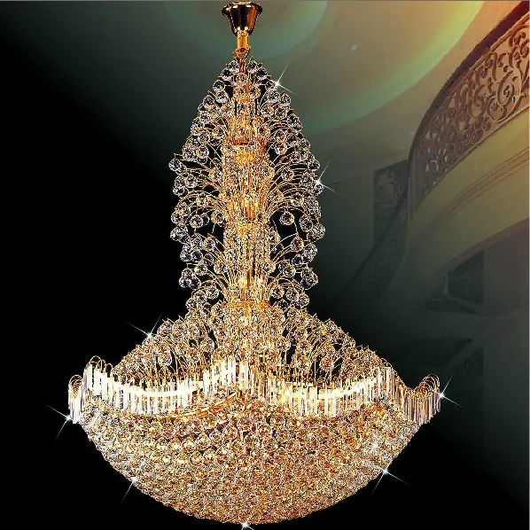 

2013new arrival Pachira crystal lamp large pendant light living room pendant light project light 6810