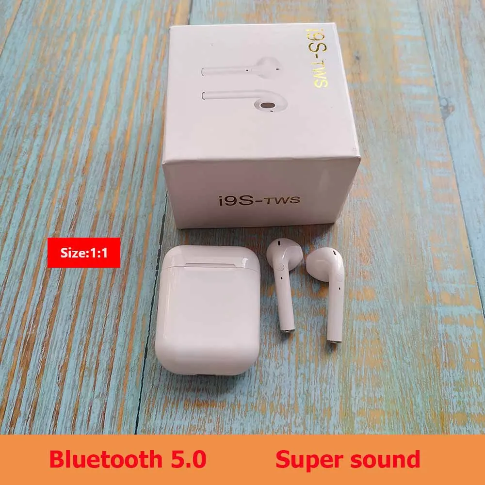 

i7s i9s TWS Twins Wireless Earbuds Bluetooth Stereo Headset With Charging Box For iPhone Samsung Xiaomi Huawei