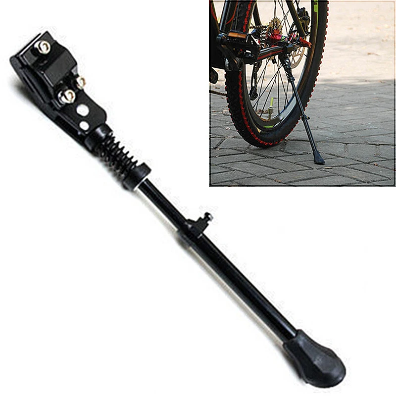 

Black Aluminium Bike Kickstand Sidestay Fit for 16/20/24/26/700C Bicycle Racks Kick Stands Cycling Sidestay ciclismo bicicleta