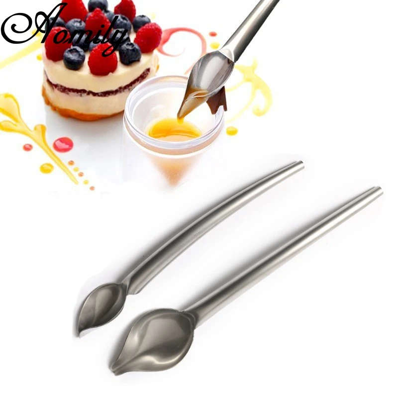 Aomily Coffee Scoops Chocolate Jam Spoon DIY Writing Wedding Cake Baking Pastry Nozzle Tools Kitchen | Дом и сад