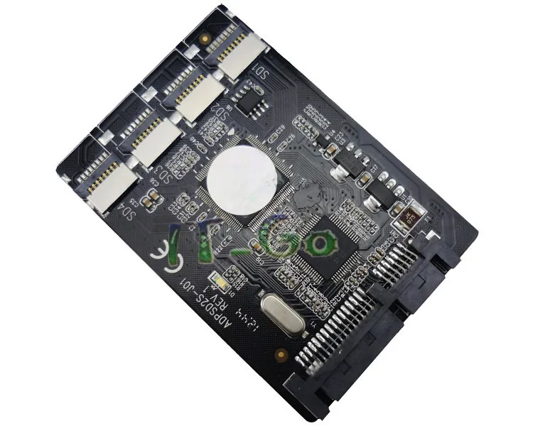 

ARUENTEX Quad Micro SD SSD To 2.5" SATA Hard Drive Laptop HDD Converter Adapter motherboard pc ADP02201