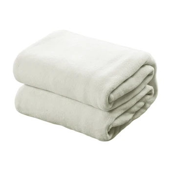 

Coral Velvet Soft Warm Plush Dyeing Throw Sofa Plain Double Bed Blanket Gift