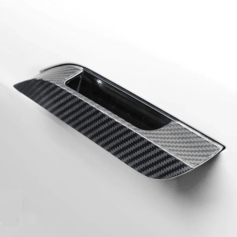 

My Good Car Real carbon fiber outer door handle sequin all-inclusive handle for Tesla model S Car accessories
