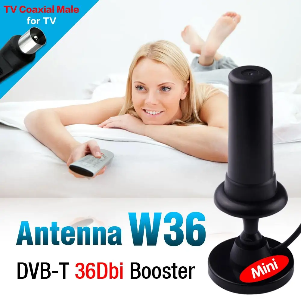 Дешевый + горячая Распродажа 470 862 МГц 36dBi цифровой DVB T HD TV Freeview воздушная антенна
