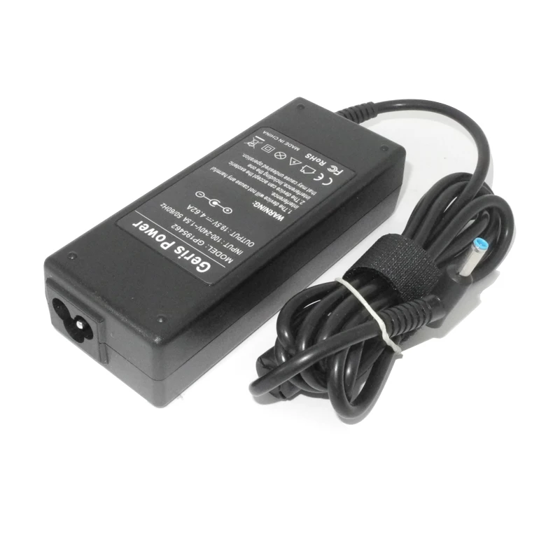 hp 19.5v 4.62a 90w blue tip adapter charger