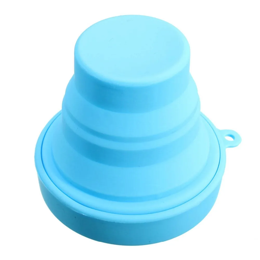 Outdoor Travel Silicone Retractable Folding Cup (7)