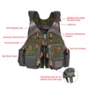 Lixada Fishing Vest Breathable Outdoor Sports Fly Swimming Life Safety Waistcoat Survival Utility Fly Vest Colete Salva-Vidas ► Photo 3/6