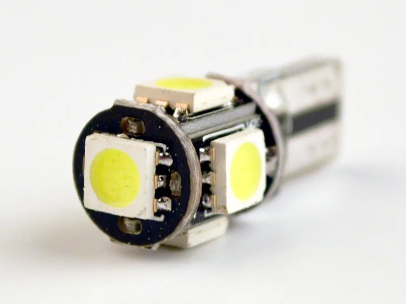 Flytop T10 5SMD CANBUS 5050 SMD W5W 194 светодиодный автомобильный светильник без ошибок, автомобильная лампа белого/синего/желтого/красного цвета, автомобильная лампа CAN BUS