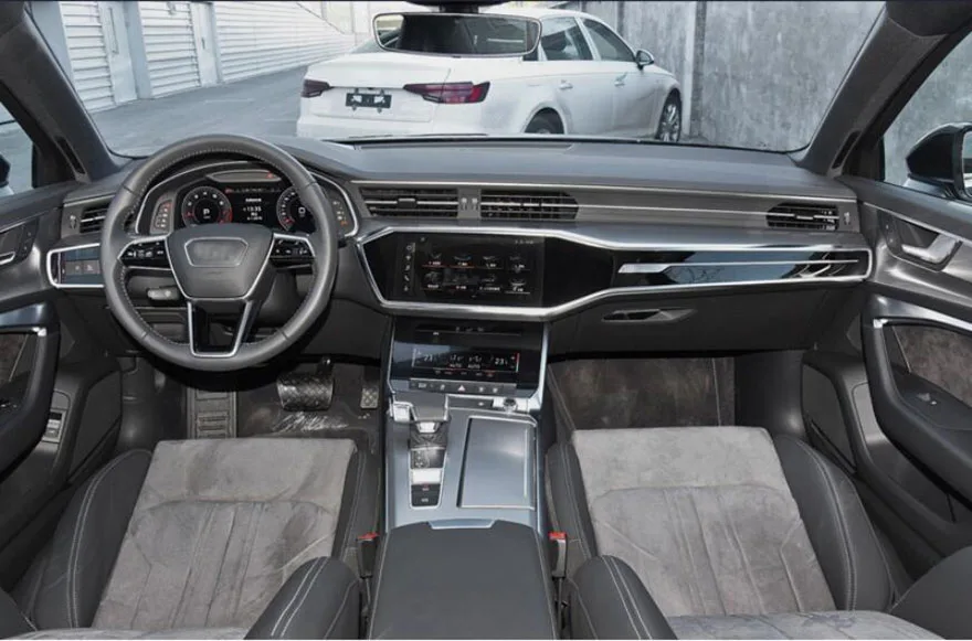 Для Audi A6L A6 2012 2013 интерьер Стикеры прозрачных защитных пленок автомобильные аксессуары