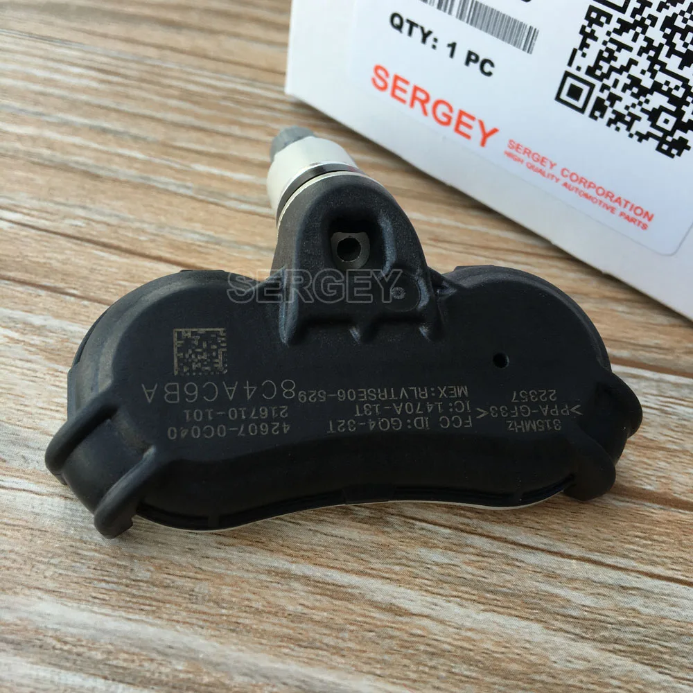 Датчик давления в шинах s/tpms датчик TPMS для TOYOTA Tundra Sienna Sequoia 42607 0C040 426070C040|tyre pressure