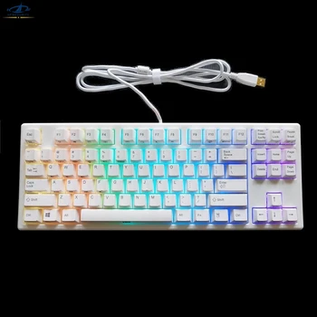 

[HFSECURITY] 87 Keys RGB Edition Backlit Edition Realforce Structure Capacitive Keyboard