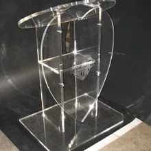 Прозрачная Съемная акриловая Трибуна Lectern pulpit lectern