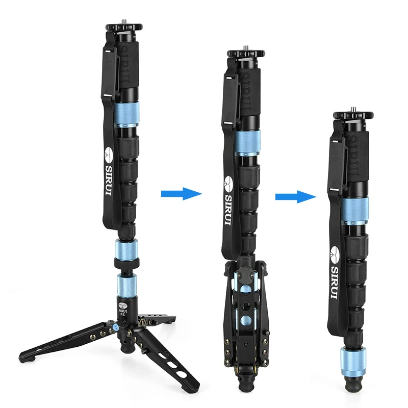 

Sirui Carbon Tripod Leg+Head Set P-426S P426S+VH10 Travel Outdoor Monopod For Digital SLR Camera Light-weight Unipod 10kgs