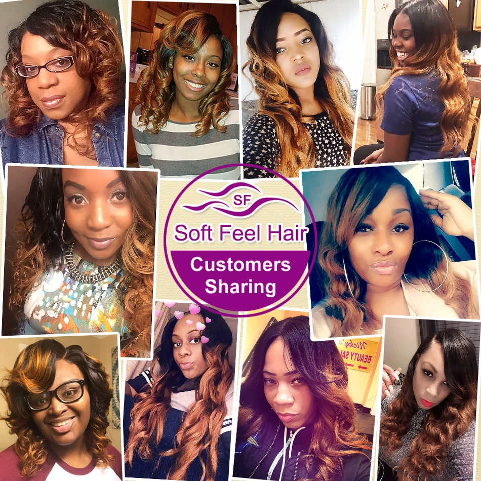 Soft Feel Hair Ombre Malaysian Body Wave Hair Bundles 1B/30 Brown Remy Hair Extension Human Hair Weave 3/4 Bundles Free Shipping Soft Feel Hair Ombre Malaysian Body Wave Hair Bundles 1B/30 Brown Remy Hair Extension Human Hair Weave 3/4 Bundles Free Shipping