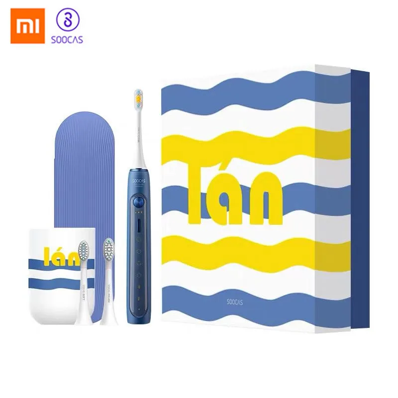 

XIAOMI SOOCAS X5 Smart Upgrade Whitening Electric Toothbrush Ultrasonic USB Wireless Charging APP Connection Teeth Hygiene Care