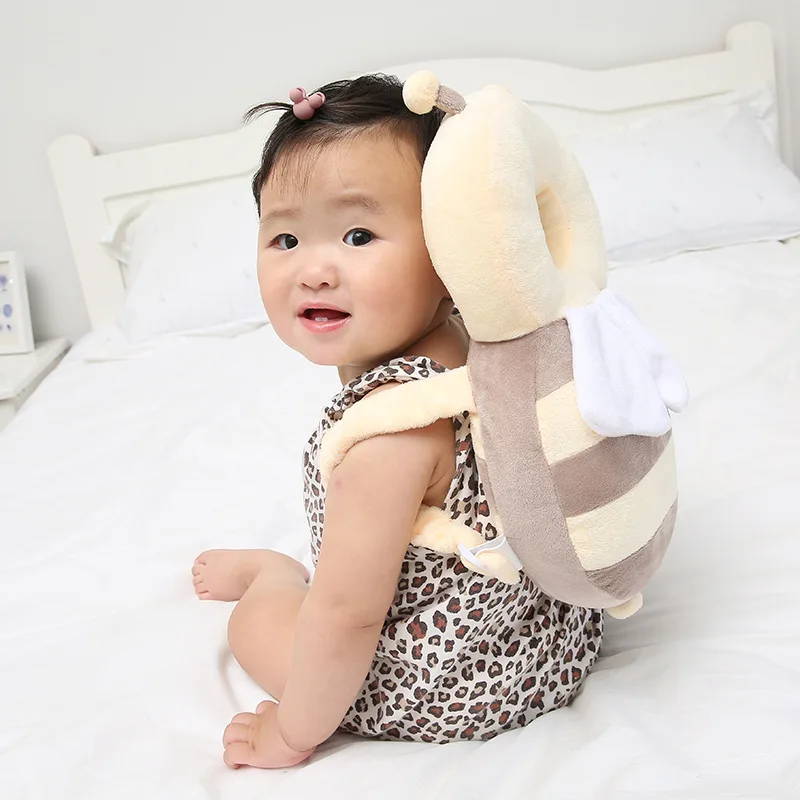 

Cute Cartoon Bee Rabbit Baby Head Nape Protector Soft Head Protection Pad For Children Toddler Neck Secured Cushion Kids Pillow