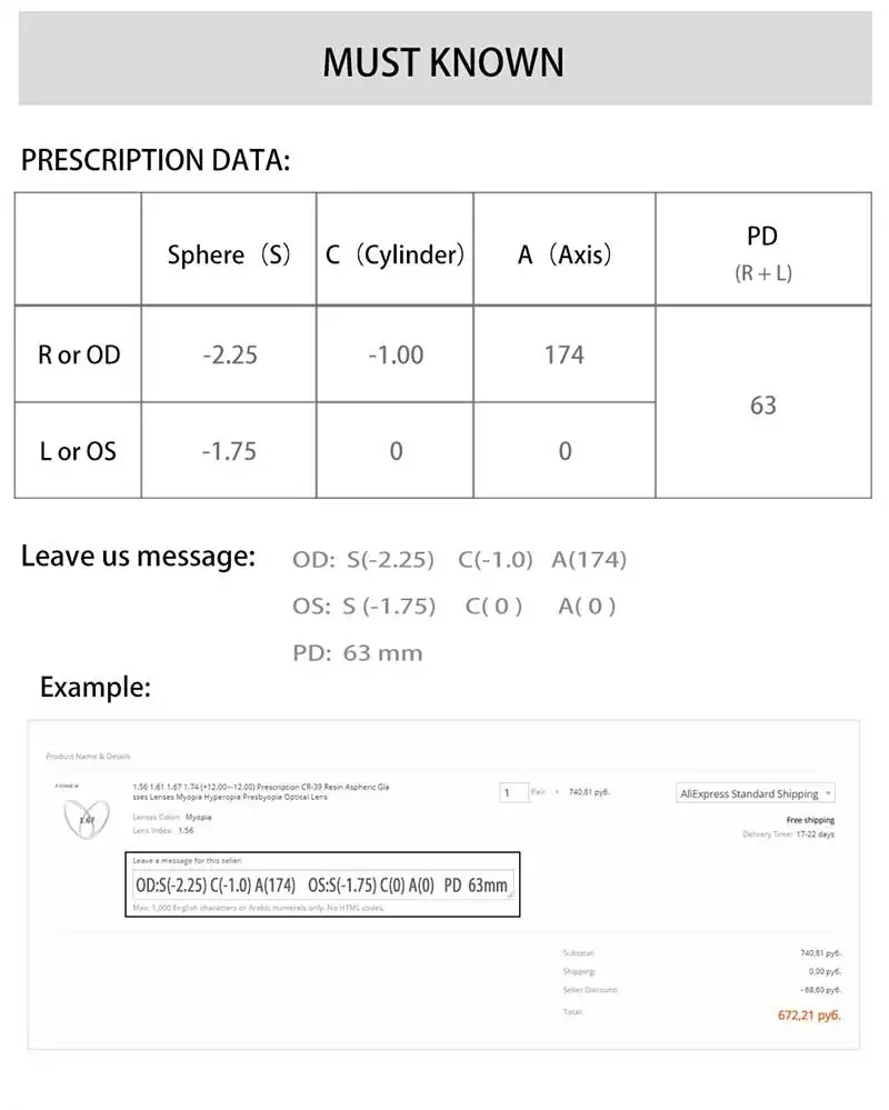 1,56 1,61 1,67(+ 10,00~-10,00) Анти-синий светильник по рецепту CR-39 смолы Асферические стекла линзы близорукость дальнозоркость Пресбиопия линзы