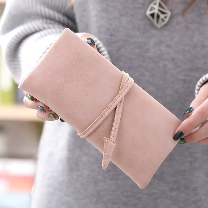 

Fashion Female Wallet High Quality women wallets and purses Luxury Designer String Money Bag Coin Card Holder carteira feminina
