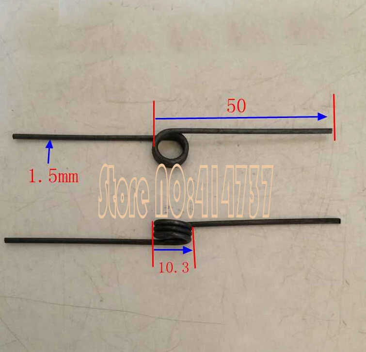 5 шт. пружина стали кручения пружины 1,5 мм проволока Натяжная скручивающая пружина