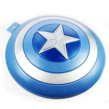 The MOVIE Captain America Blue Shield Ornaments PVC font b Toy b font Figure Cosplay Free