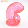 Cage à pointes de chasteté pour hommes, à verrouillage à anneau, TPR souple, cage A347 ► Photo 1/6