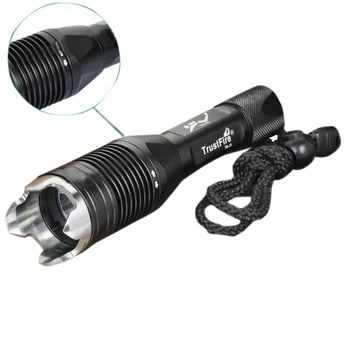 

TrustFire J1 Cree XM-L T6 900LM 4-Mode White LED Diving Flashlight w/ Strap (1 x 18650) 8% OFF