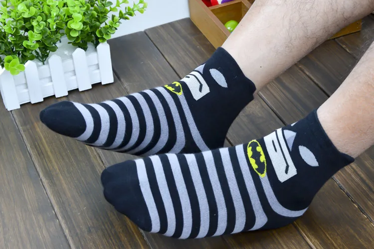 Новые 3D дизайнерские женские носки Harajuku мужские и женские хлопковые носки мультфильм герой Marvel Sox Женщина-кошка Человек-паук Железный человек Халк соккен