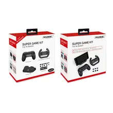 Супер игровой набор зарядная док-станция контроллер ручка резиновый штекер контроллер колесо зарядный кронштейн пылезащитный Разъем для консольный переключатель Nintendo