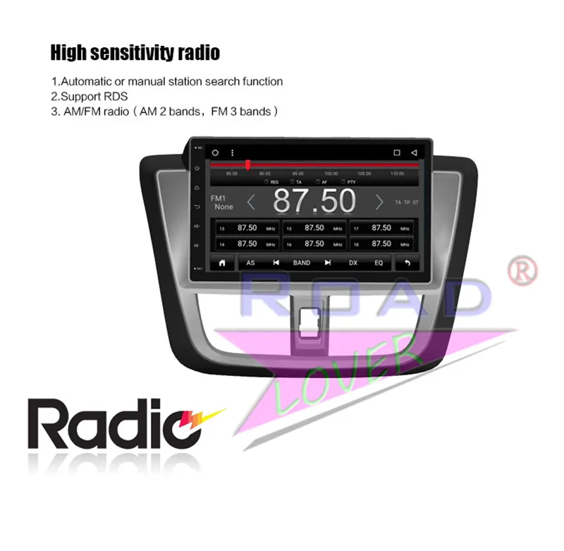 Clearance Roadlover Android 8.1 Car PC Multimedia Autoradio For Toyota Vios 2017 Stereo GPS Navigation Magnitol 2 Din Player Video NO DVD 14