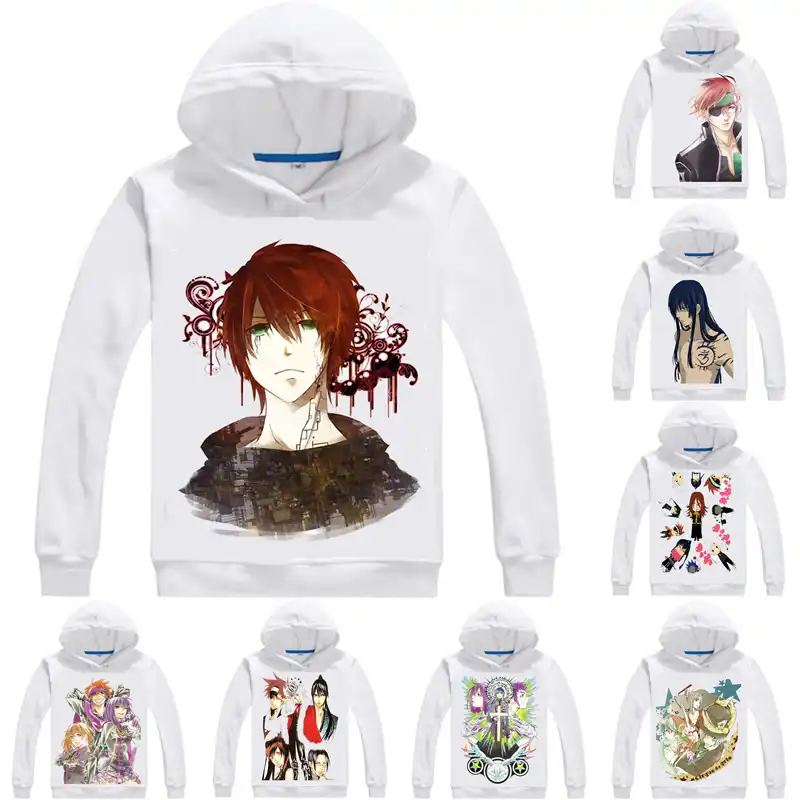 d gray man hoodie