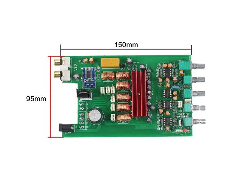 Ghxamp TPA3116 2,1 сабвуфер Bluetooth усилитель плата 2X50 Вт+ 100 Вт для сабвуфера Bluetooth 4,2 Настольный динамик автомобильный домашний кинотеатр