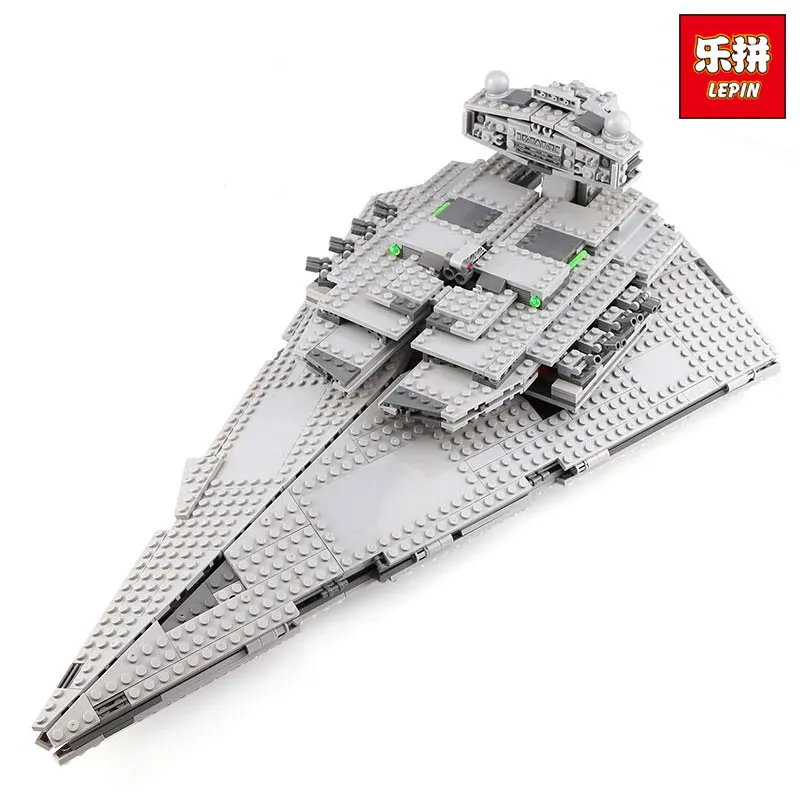 

Lepin 05062 1359pcs The Imperial Super Star Destroyer Set Building Blocks Bricks Compatible legoinglys 75055 birthday gifts